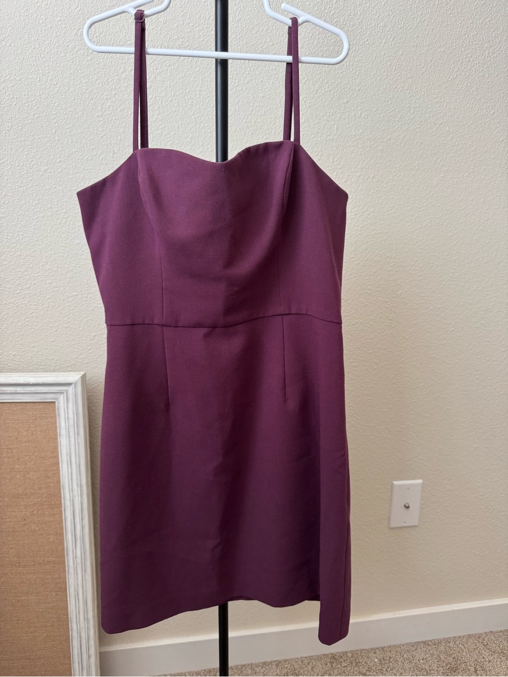 French Connection Plum Strappy Mini Dress